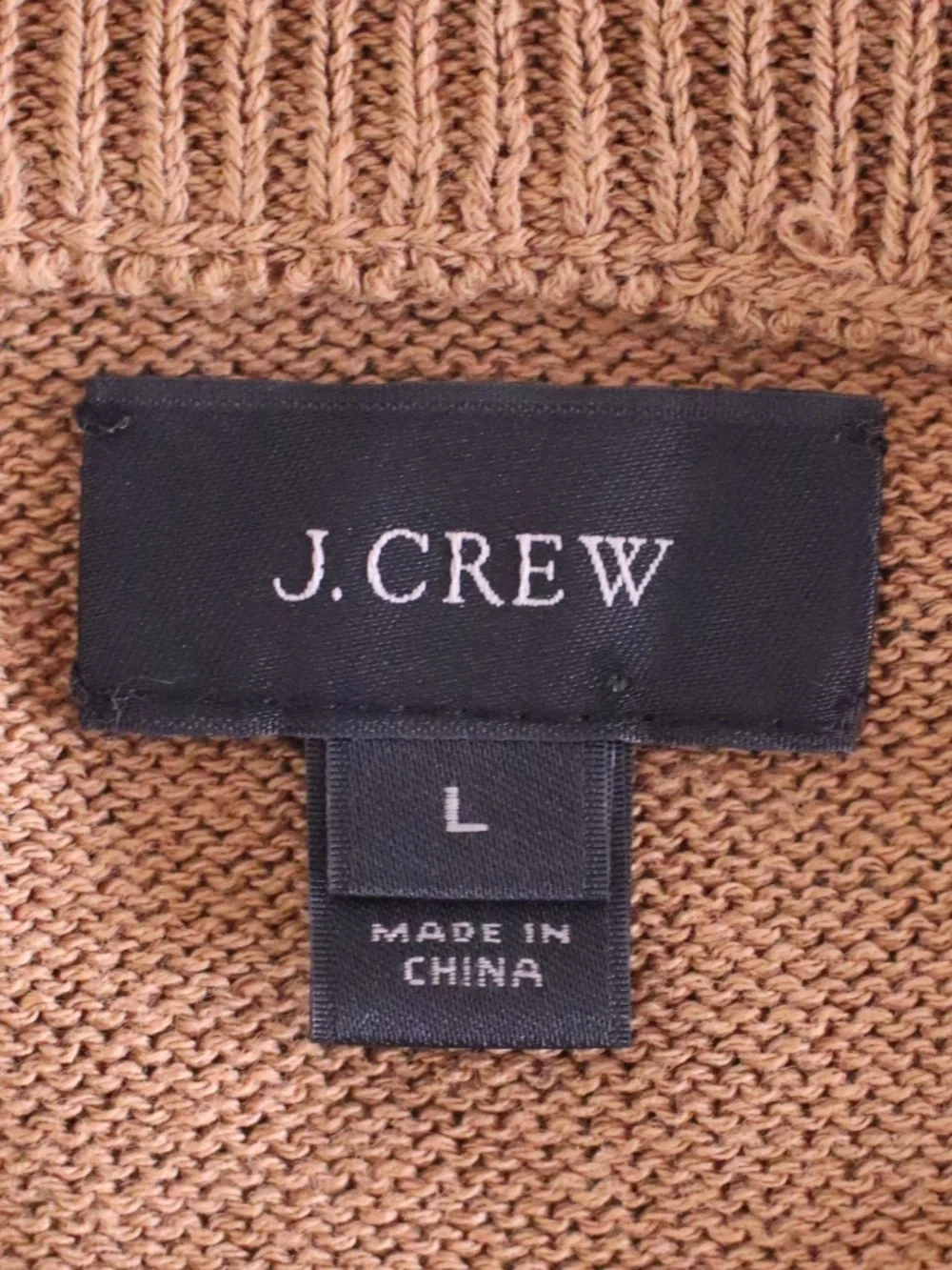 Vintage J Crew Brown Stripped Crew Neck Sweater
